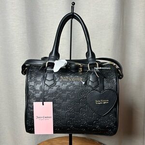 Juicy Couture Liqourice Bestseller Fame Satchel Purse NWT